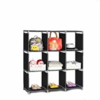 Kitcheniva Cloth Bookcase Shelf Storage Organizer 9 Cube
