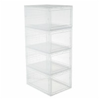 Kitcheniva Shoe Storage Box Clear - 4 Packs