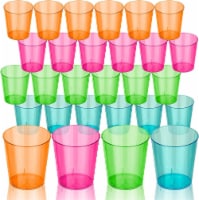 Kitcheniva Disposable Plastic Shot Glasses 2 oz - 24 Count
