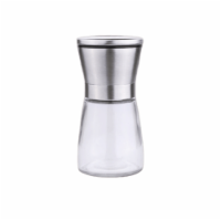 Kitcheniva Stainless Steel Glass Bottle Spices Mill