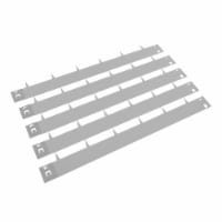 Kitcheniva Bendable Metal Landscape Edging Pack of 5 Gray