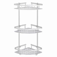 Kitcheniva Aluminum Triangular Shower Caddy 3 Tier