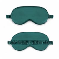 Kitcheniva 2 Pack Smooth Padded Sleep Eye Mask Cover - Dark Green