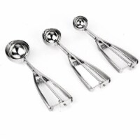 Kitcheniva Stainless Steel Ice Cream Scoop Set of 3