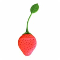 Kitcheniva Strawberry Shape Silicone Tea Infuser - Red