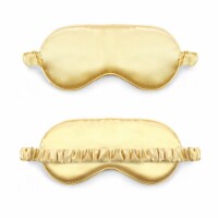 Kitcheniva 2 Pack Smooth Padded Sleep Eye Mask Cover - Gold