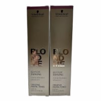 Schwarzkopf BlondeMe Blonde Toning Creative Pastel Tones Apricot 2.02 OZ 2 pack