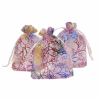 Kitcheniva Drawstring Coralline Organza Gift Bags 4" x 5" - Pack of 100