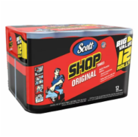 Scott Multi Purpose Shop Paper Towels 55 Sheets/Roll - 12 Rolls