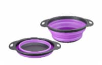 Kitcheniva Silicone Collapsible Colander Set of 2
