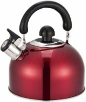 Kitcheniva Stainless Steel Whistling Kettle Tea Pot with Handle Red