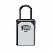 Kitcheniva 4-Digit Combination Key Lock Security Box Perspective: Main