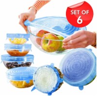 Kitcheniva Reusable Bowl With Silicone Lids 6-Pieces