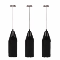 Kitcheniva Handheld Electric FrotherBlack Pack of 3