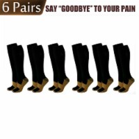Kitcheniva Knee High Compression Socks Pain Relief 6 Packs L/XL