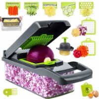 Mandoline Slicer Thickness Adjustable, FITNATE 9 in 1 Vegetable Chopper and  Slicer with 5 Rep, 1 unit - Kroger