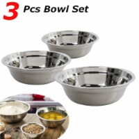 Kitcheniva Stainless Steel Serving Bowl Set of 3