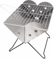 Kitcheniva Portable Stainless Steel Grill And Fire Pit