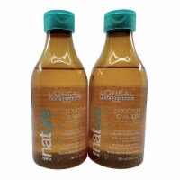 L'Oreal Nature Douceur D'huiles Shampoo Rebellious Unruly Hair 8.45 Oz Set of 2
