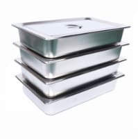 Kitcheniva Stainless Steel Food Pan 1 Set