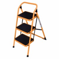 Kitcheniva Non Slip 3 Steps Folding Ladder Stool