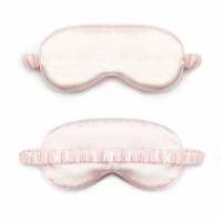 Kitcheniva 2 Pack Smooth Padded Sleep Eye Mask Cover - Light Pink