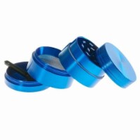 Kitcheniva Mini Titanium Grinder With Lid Blue