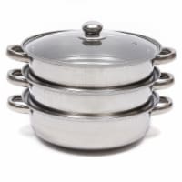 Kitcheniva Stainless Steel Steamer Cooker Pot Set of 3