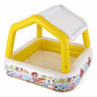 Kitcheniva Inflatable Ocean Scene Sun Shade Kids Swimming Pool
