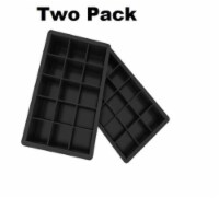 Chef Buddy Ice Cube Trays with Lids (Set of 2)