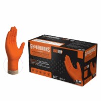 Gloveworks Disposable Nitrile Gloves Diamond Texture 100 Ct - Medium