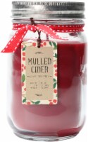 Illume Mulled Cider Scented Soy Mason Jar Candle - Red Perspective: Main