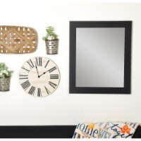 Black Over Sofa Decor Framed Wall Mirror 32''x 55''