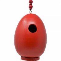 Bobbo SE3880224 Egg Bird House  Red