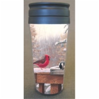Songbird Essentials SEEK7602 Tableware Clear Black Poly Plastic Thermal Mug Entertaining Frie