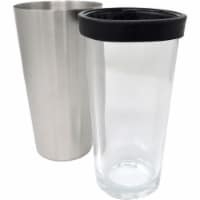 Entertaining Essentials Boston Shaker&#44; Stainless Steel & Glass