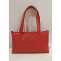 Gift Essentials GEWP401 Red Faux Leather Wine Purse for Two Bottles