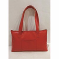 Gift Essentials GEWP401 Red Faux Leather Wine Purse for Two Bottles