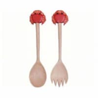 Songbird Essentials SE3919211 Salad Server Crab Red