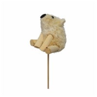 Brushart BRUSHSK16 Polar Bear Plant Pal Ornament