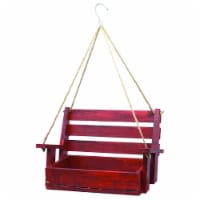 Backyard Essentials BE155 Hanging Porch Swing Feeder, Red