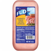 FUD® Fully Cooked Turkey Ham Lunch Meat Fresh Sliced Deli Meat Perspective: Main