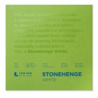 Stonehenge Paper Pad 8 X8  15 Sheets/Pkg-White 90lb