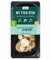 Bristol My Fish Dish Garlic and Herb Butter White Shrimp Perspective: Main