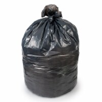 20-30 Gallon Black Drawstring Trash Bags - 1.2 Mil