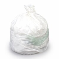 Colonial Bag Trash Bags, Medium Duty, 30 gal, 0.45 mil - Black, 30 in x 36  in