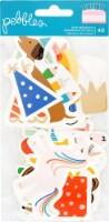 Happy Cake Day Ephemera Cardstock Die-Cuts 40/Pkg-Icons W/Foil Accents
