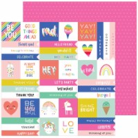 Live Life Happy Double-Sided Cardstock 12"X12"-Have A Good Day