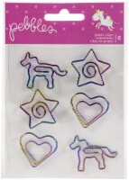 Live Life Happy Paper Clips 6/Pkg