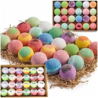 Bulk Bath Bombs Gift Set -24 Nurture Me Organic Bath Bombs - Moisturizing Bath Bombs Gift Set